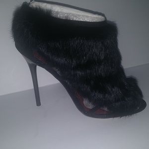 Charles Jourdon Ecliptic Fur Bootie